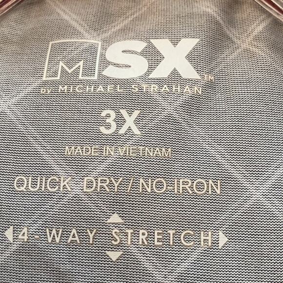 Men shirt Michael Straham big man 2 button polo 4 way stretch 3XL - Picture 8 of 9